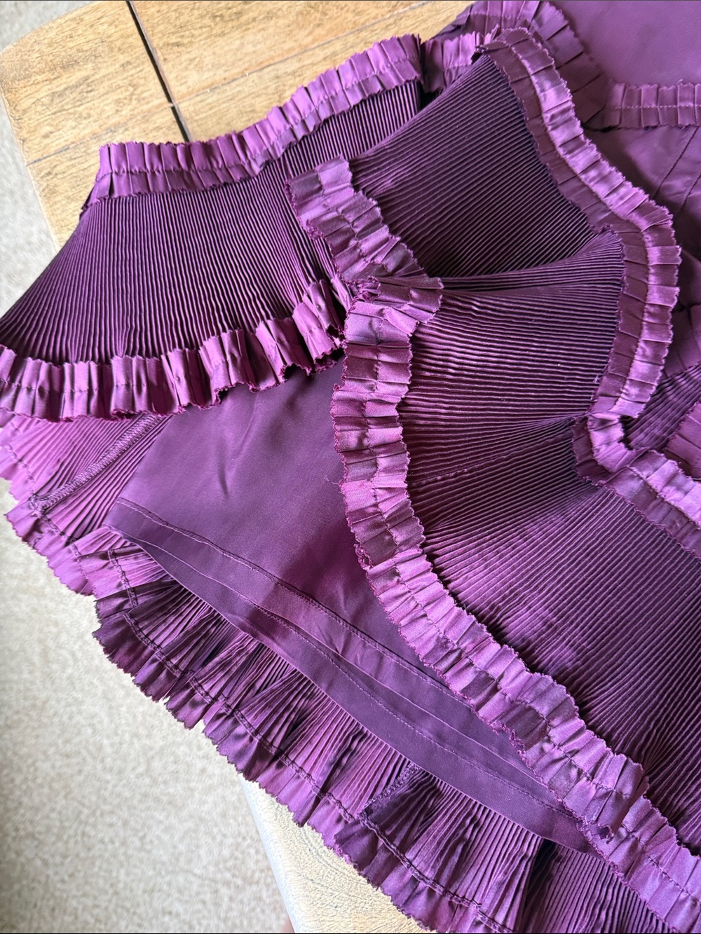 Banana Republic Rich Plum Midi Skirt - Picture 4 of 4